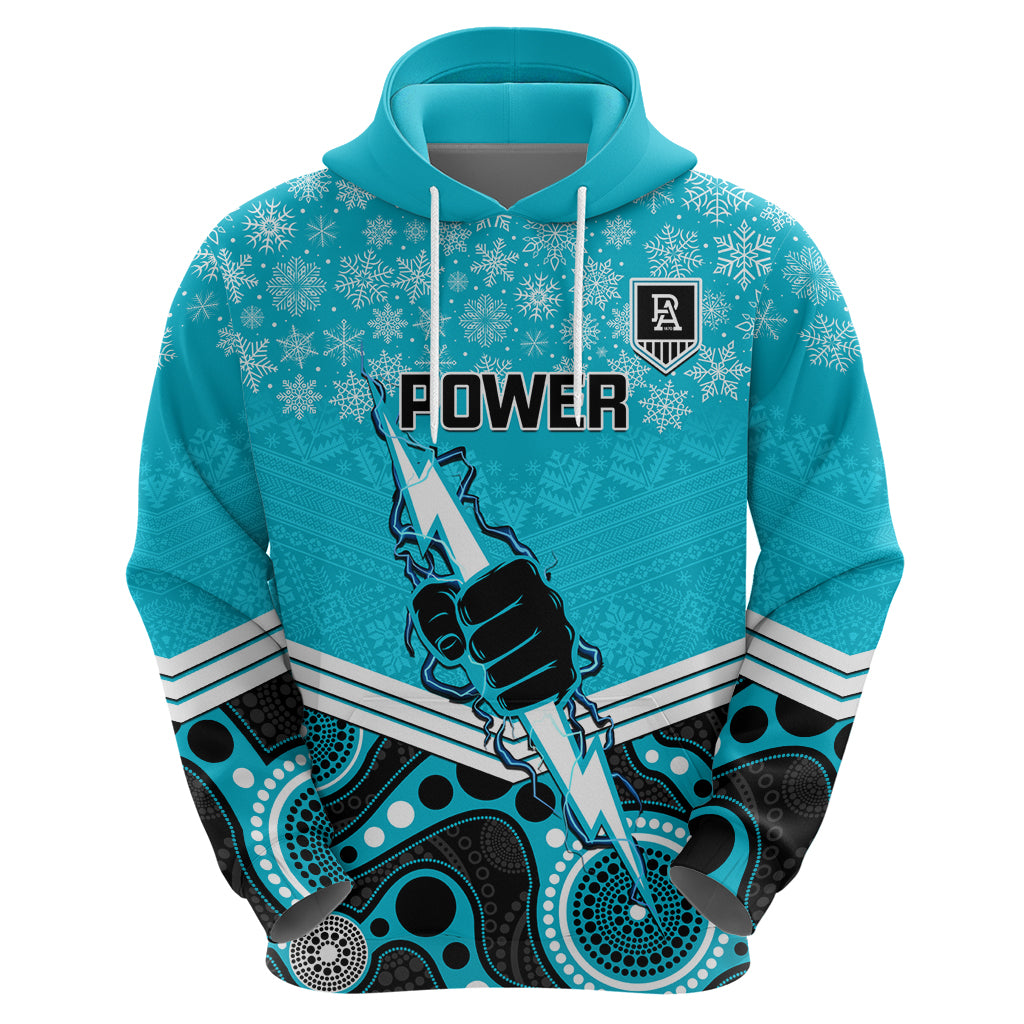 custom-port-adelaide-football-christmas-hoodie-merry-xmas-2023-mix-aboriginal-art