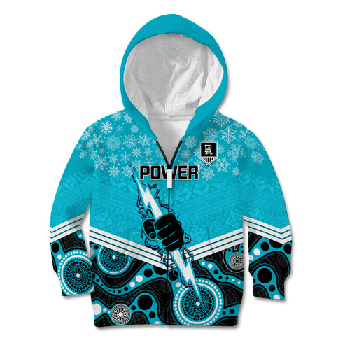 custom-port-adelaide-football-christmas-kid-hoodie-merry-xmas-2023-mix-aboriginal-art