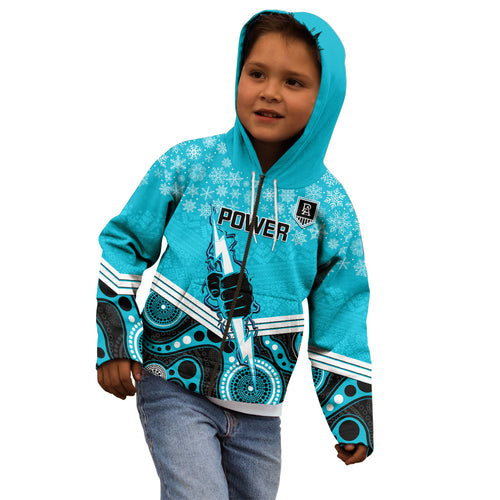 custom-port-adelaide-football-christmas-kid-hoodie-merry-xmas-2023-mix-aboriginal-art