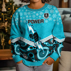custom-port-adelaide-football-christmas-kid-ugly-christmas-sweater-merry-xmas-2023-mix-aboriginal-art
