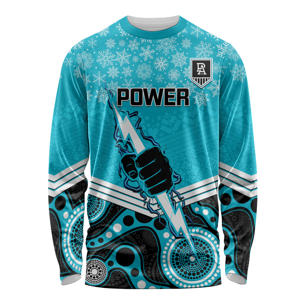custom-port-adelaide-football-christmas-long-sleeve-shirt-merry-xmas-2023-mix-aboriginal-art