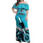 custom-port-adelaide-football-christmas-off-shoulder-maxi-dress-merry-xmas-2023-mix-aboriginal-art
