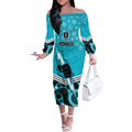 custom-port-adelaide-football-christmas-off-the-shoulder-long-sleeve-dress-merry-xmas-2023-mix-aboriginal-art