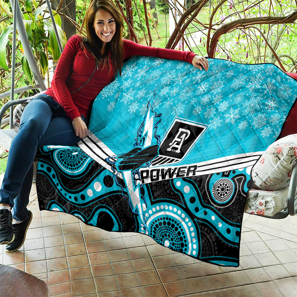 custom-port-adelaide-football-christmas-quilt-merry-xmas-2023-mix-aboriginal-art