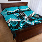 custom-port-adelaide-football-christmas-quilt-bed-set-merry-xmas-2023-mix-aboriginal-art