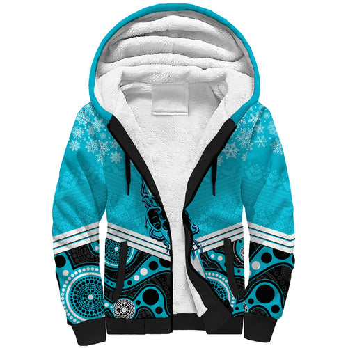 custom-port-adelaide-football-christmas-sherpa-hoodie-merry-xmas-2023-mix-aboriginal-art