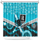 custom-port-adelaide-football-christmas-shower-curtain-merry-xmas-2023-mix-aboriginal-art