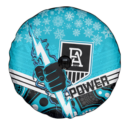 custom-port-adelaide-football-christmas-spare-tire-cover-merry-xmas-2023-mix-aboriginal-art
