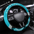 Port Adelaide Football Christmas Steering Wheel Cover Merry Xmas 2023 Mix Aboriginal Art