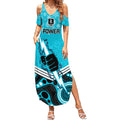 custom-port-adelaide-football-christmas-summer-maxi-dress-merry-xmas-2023-mix-aboriginal-art
