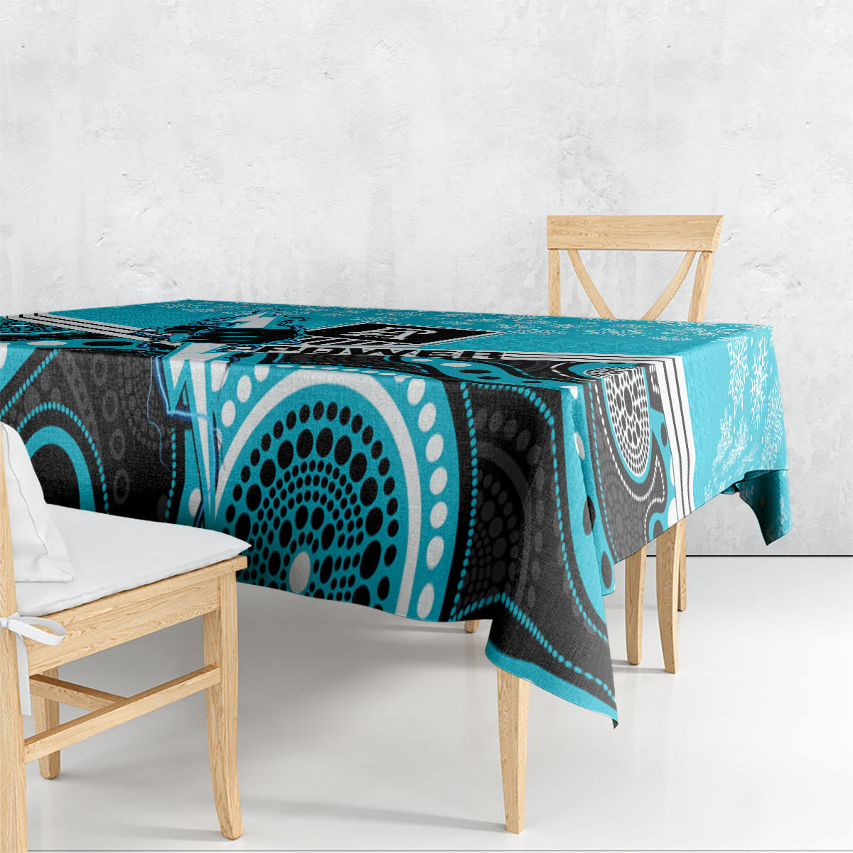 custom-port-adelaide-football-christmas-tablecloth-merry-xmas-2023-mix-aboriginal-art