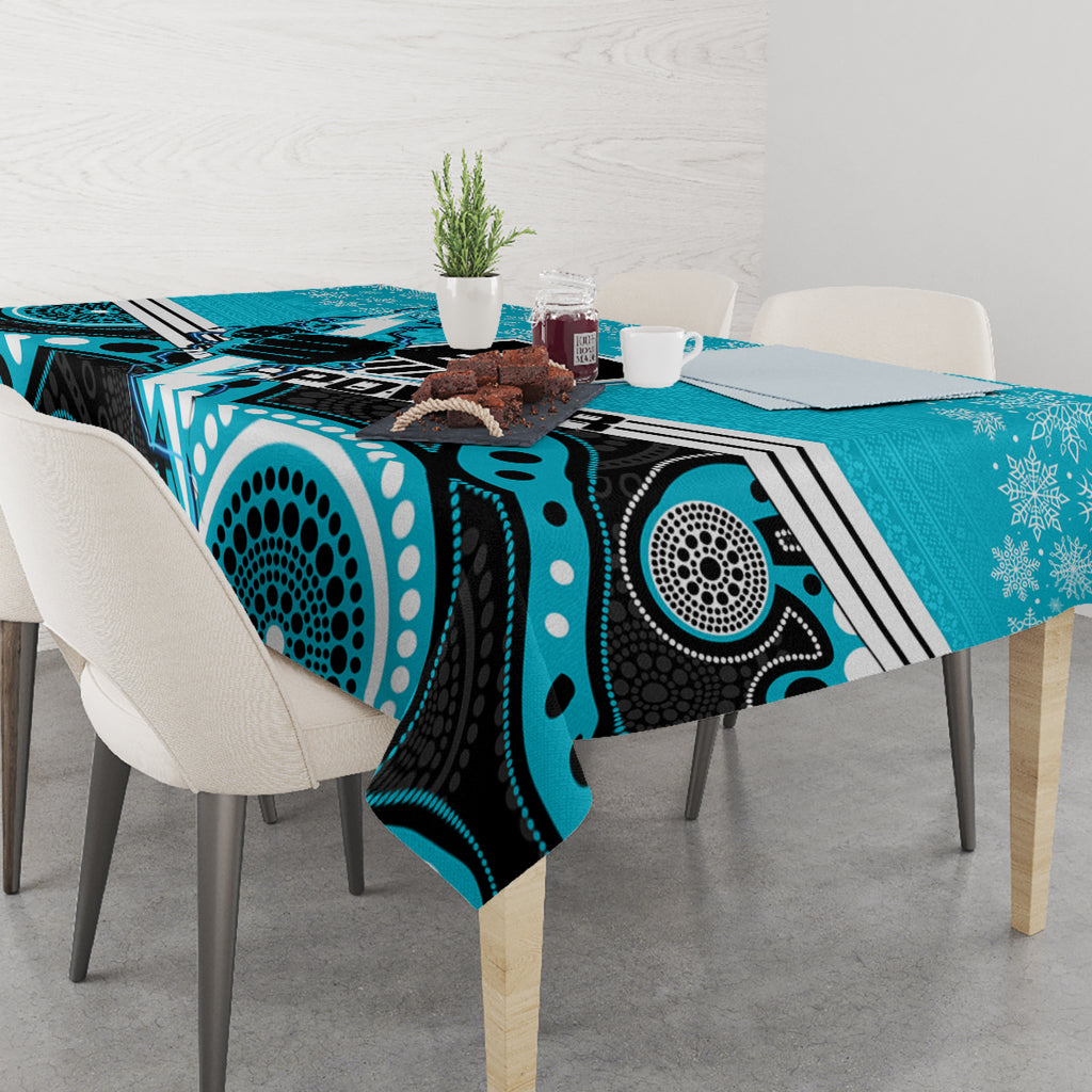 custom-port-adelaide-football-christmas-tablecloth-merry-xmas-2023-mix-aboriginal-art