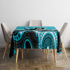 custom-port-adelaide-football-christmas-tablecloth-merry-xmas-2023-mix-aboriginal-art