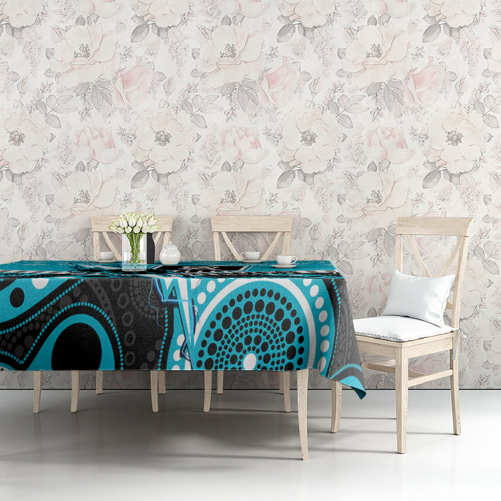 custom-port-adelaide-football-christmas-tablecloth-merry-xmas-2023-mix-aboriginal-art