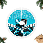 port-adelaide-football-christmas-tree-skirt-merry-xmas-2023-mix-aboriginal-art