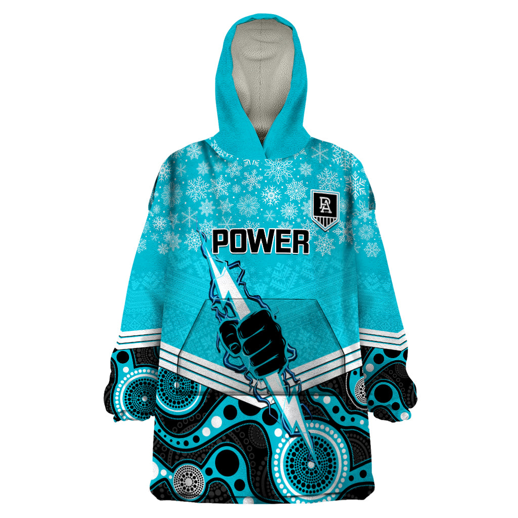 custom-port-adelaide-football-christmas-wearable-blanket-hoodie-merry-xmas-2023-mix-aboriginal-art