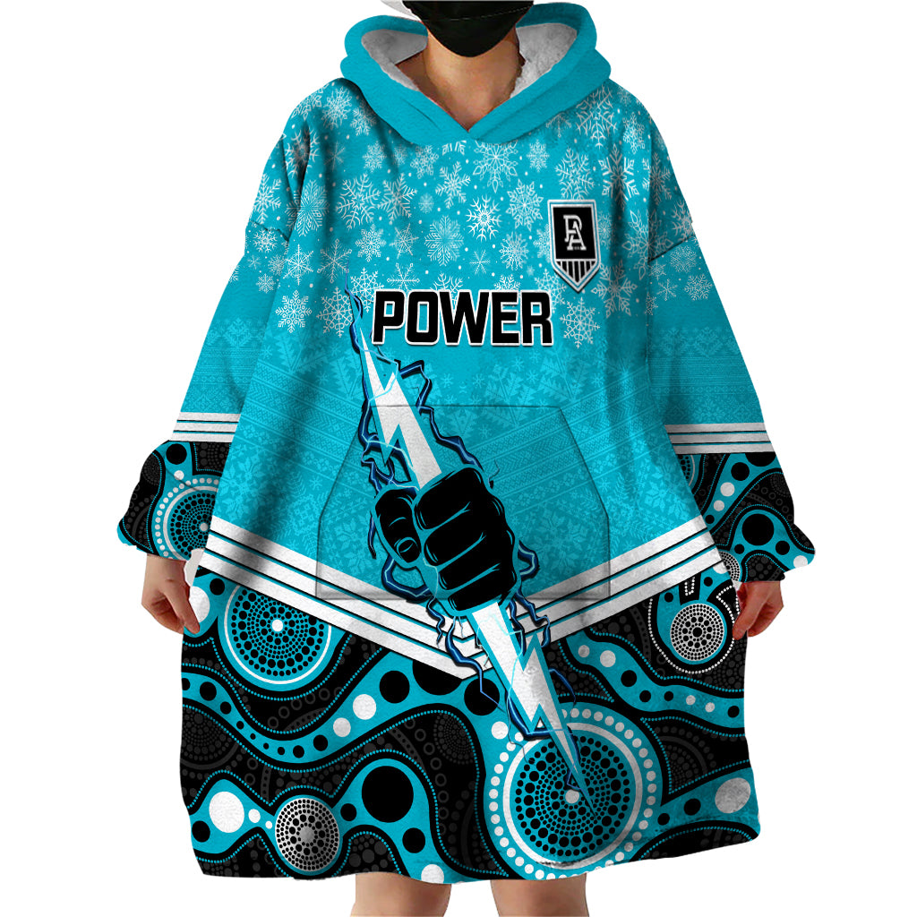 custom-port-adelaide-football-christmas-wearable-blanket-hoodie-merry-xmas-2023-mix-aboriginal-art