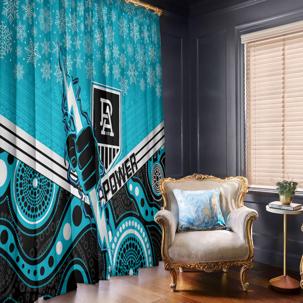 custom-port-adelaide-football-christmas-window-curtain-merry-xmas-2023-mix-aboriginal-art