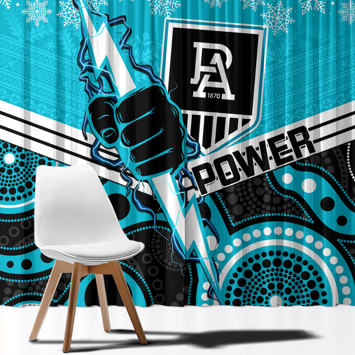 custom-port-adelaide-football-christmas-window-curtain-merry-xmas-2023-mix-aboriginal-art