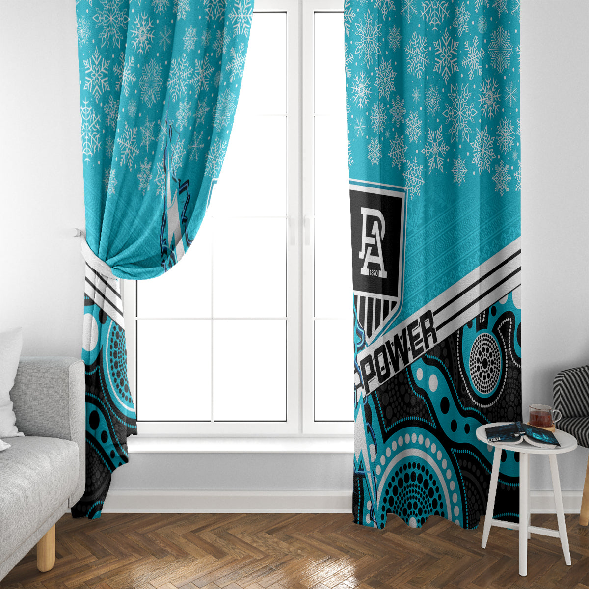 custom-port-adelaide-football-christmas-window-curtain-merry-xmas-2023-mix-aboriginal-art