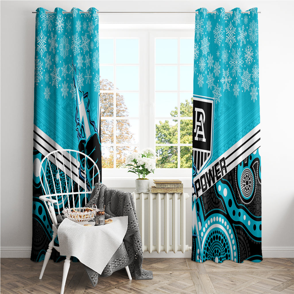 custom-port-adelaide-football-christmas-window-curtain-merry-xmas-2023-mix-aboriginal-art