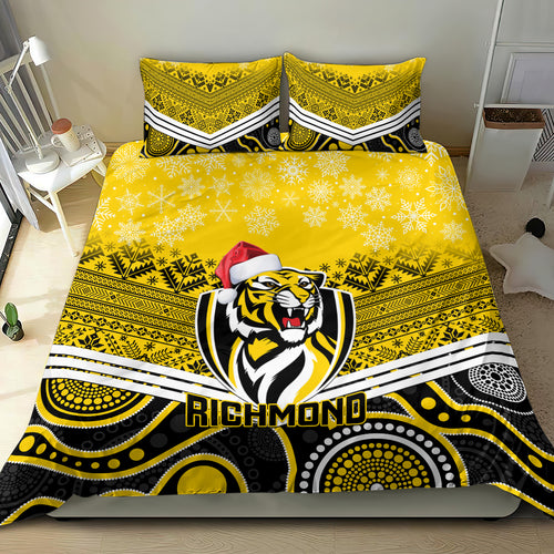 custom-richmond-football-christmas-bedding-set-merry-xmas-2023-mix-aboriginal-art