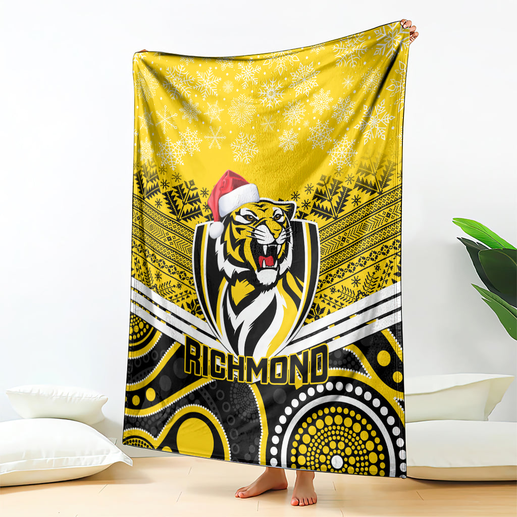 custom-richmond-football-christmas-blanket-merry-xmas-2023-mix-aboriginal-art