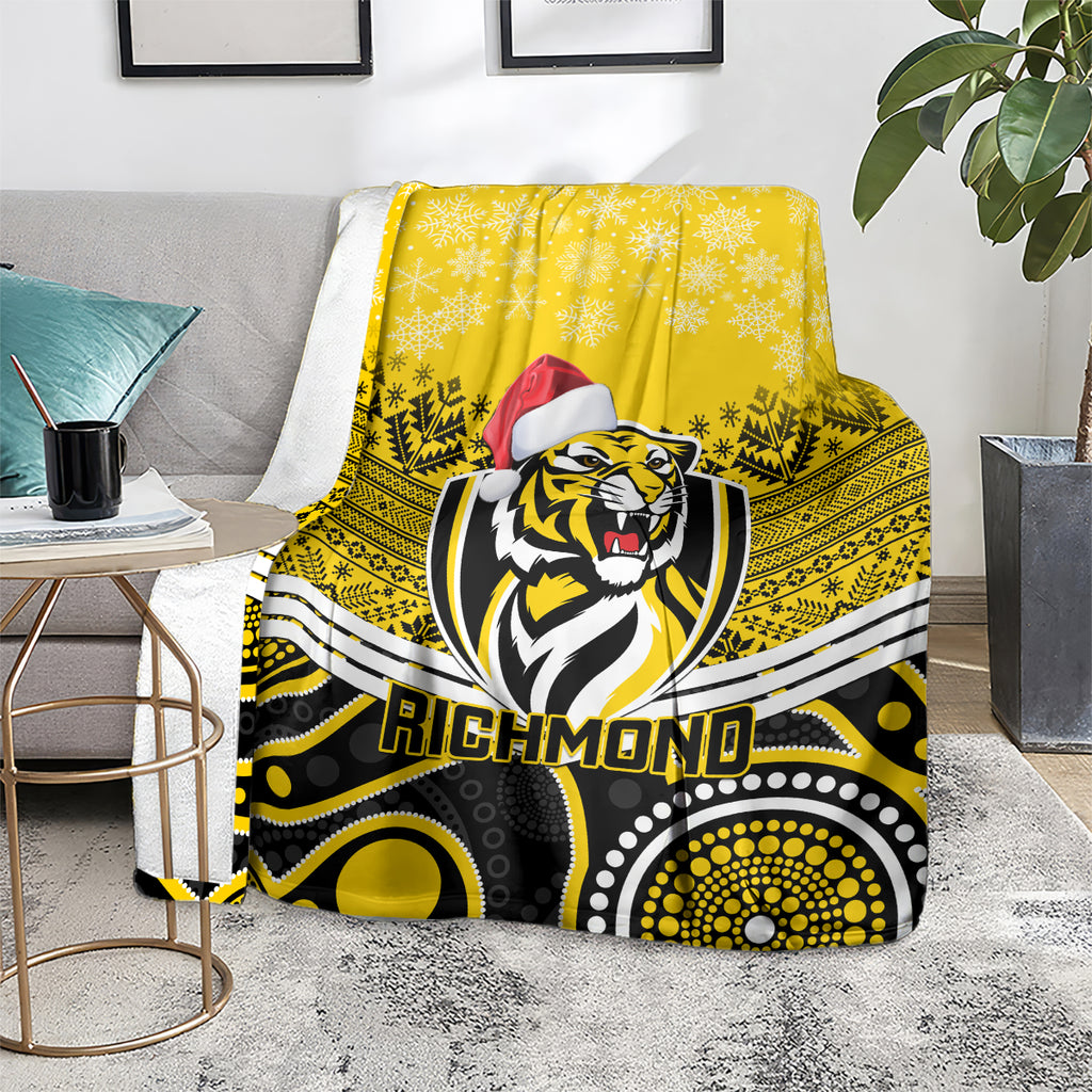 custom-richmond-football-christmas-blanket-merry-xmas-2023-mix-aboriginal-art