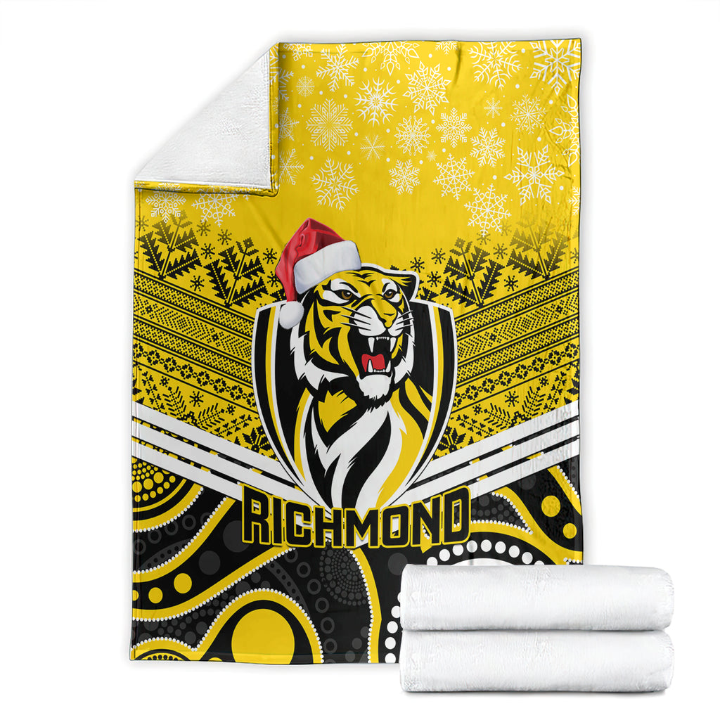 custom-richmond-football-christmas-blanket-merry-xmas-2023-mix-aboriginal-art