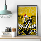 custom-richmond-football-christmas-canvas-wall-art-merry-xmas-2023-mix-aboriginal-art