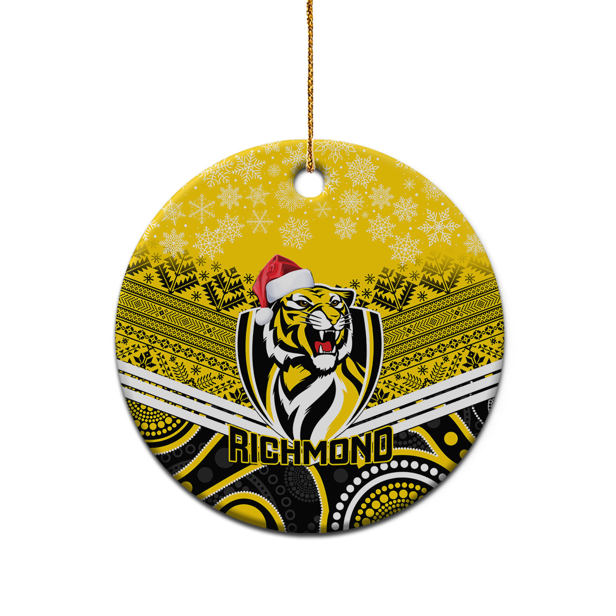 richmond-football-christmas-ceramic-ornament-merry-xmas-2023-mix-aboriginal-art