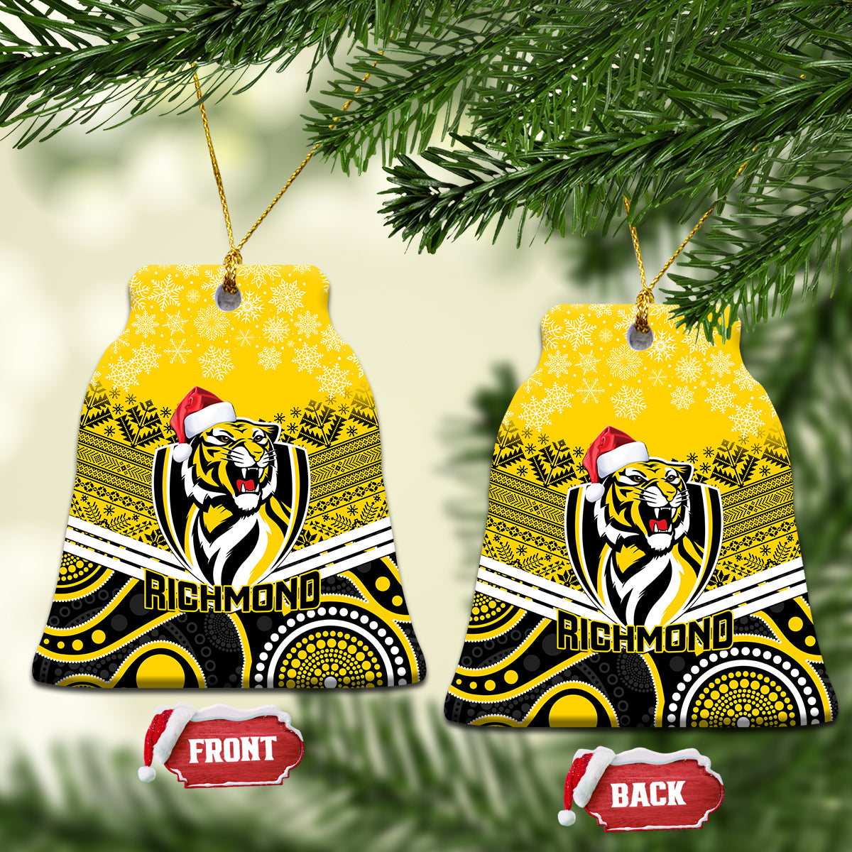 richmond-football-christmas-ceramic-ornament-merry-xmas-2023-mix-aboriginal-art