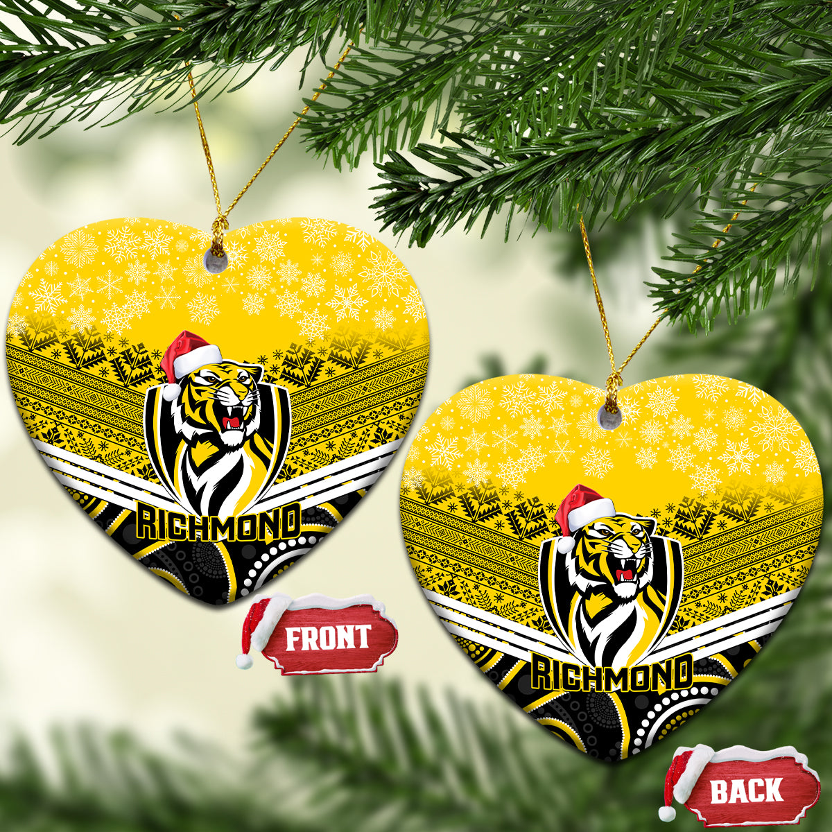 richmond-football-christmas-ceramic-ornament-merry-xmas-2023-mix-aboriginal-art