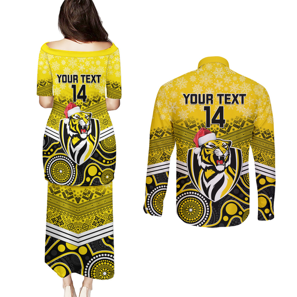 custom-richmond-football-christmas-couples-matching-puletasi-dress-and-long-sleeve-button-shirt-merry-xmas-2023-mix-aboriginal-art