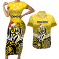 custom-richmond-football-christmas-couples-matching-short-sleeve-bodycon-dress-and-hawaiian-shirt-merry-xmas-2023-mix-aboriginal-art