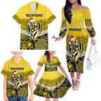 custom-richmond-football-christmas-family-matching-off-shoulder-long-sleeve-dress-and-hawaiian-shirt-merry-xmas-2023-mix-aboriginal-art