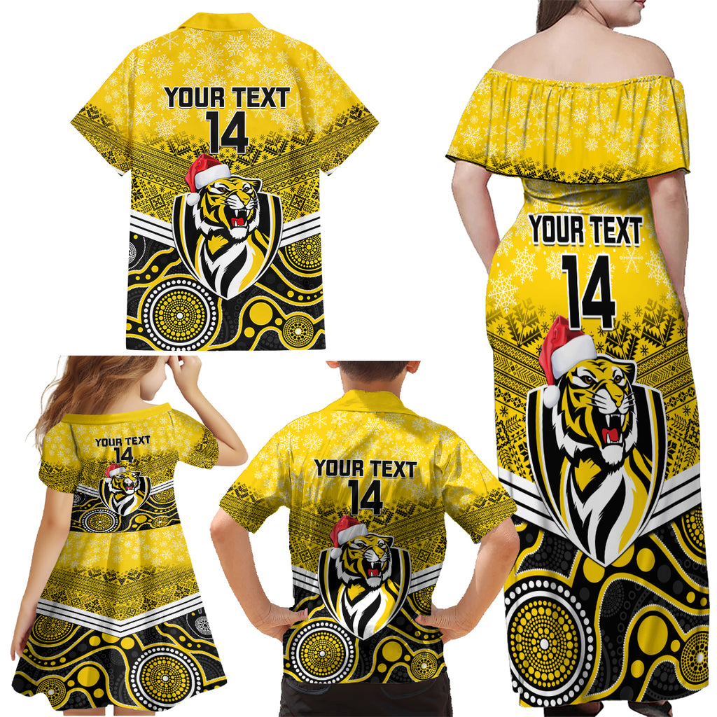 custom-richmond-football-christmas-family-matching-off-shoulder-maxi-dress-and-hawaiian-shirt-merry-xmas-2023-mix-aboriginal-art