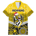 custom-richmond-football-christmas-family-matching-off-shoulder-short-dress-and-hawaiian-shirt-merry-xmas-2023-mix-aboriginal-art