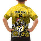 custom-richmond-football-christmas-family-matching-short-sleeve-bodycon-dress-and-hawaiian-shirt-merry-xmas-2023-mix-aboriginal-art