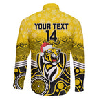custom-richmond-football-christmas-family-matching-short-sleeve-bodycon-dress-and-hawaiian-shirt-merry-xmas-2023-mix-aboriginal-art