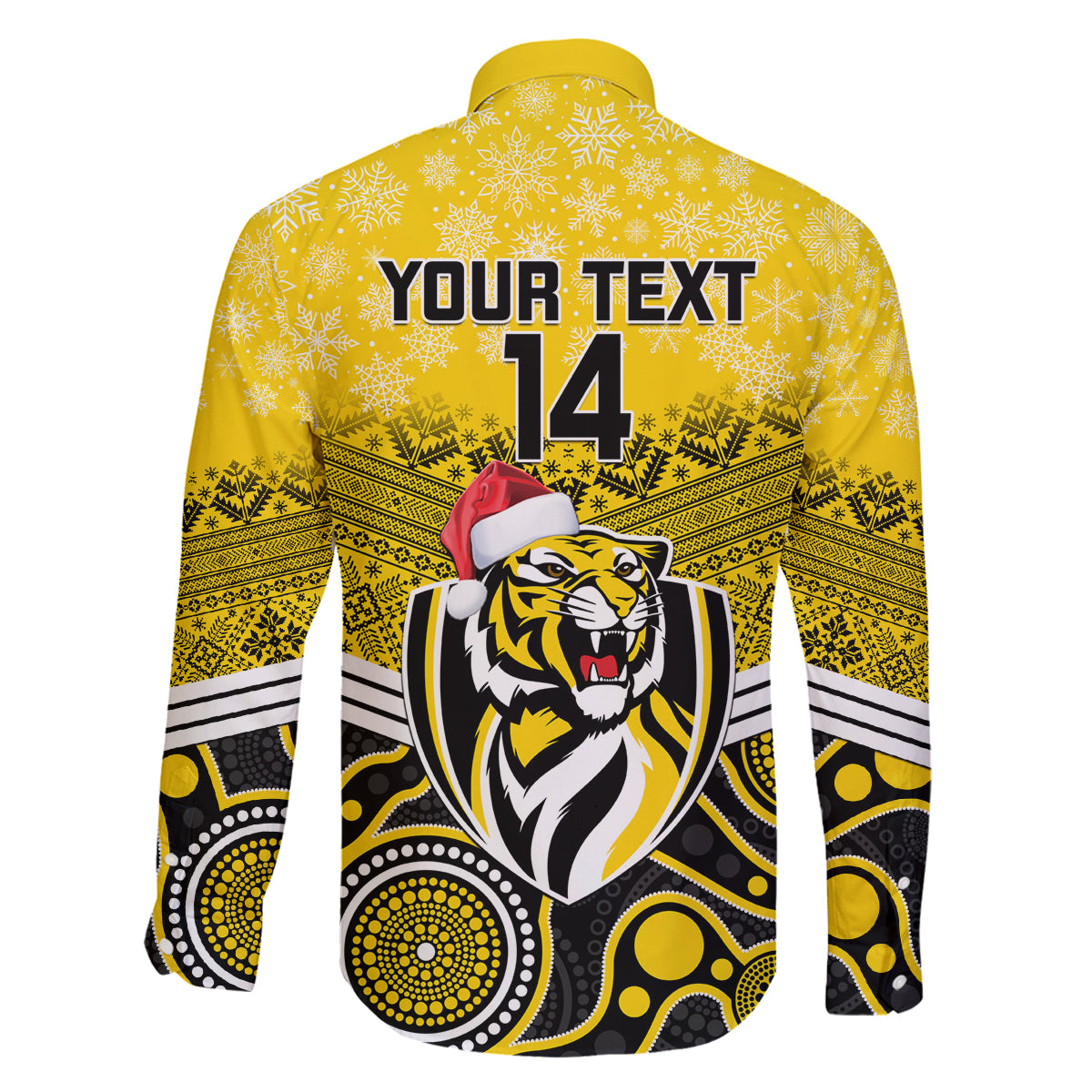 custom-richmond-football-christmas-family-matching-tank-maxi-dress-and-hawaiian-shirt-merry-xmas-2023-mix-aboriginal-art
