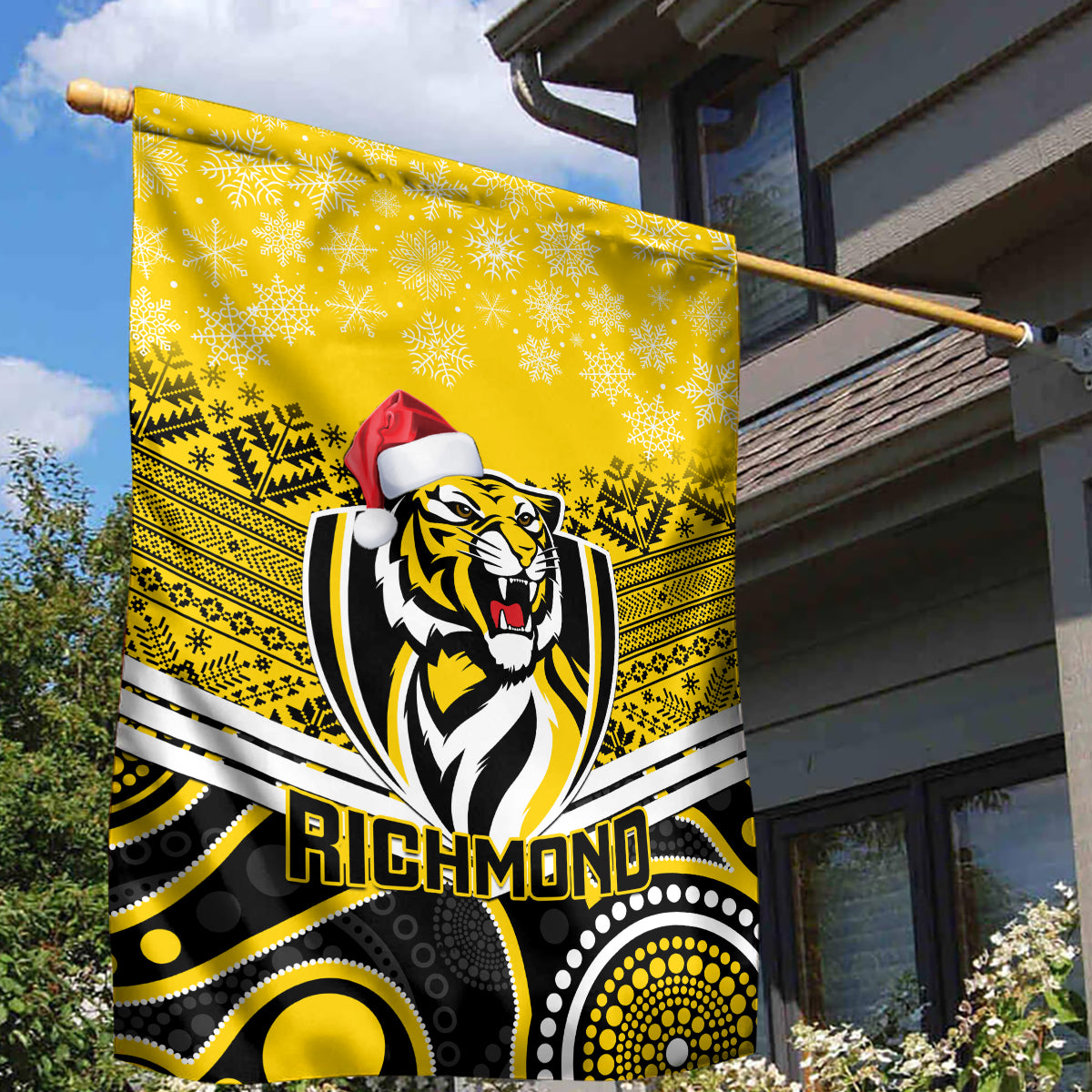 custom-richmond-football-christmas-garden-flag-merry-xmas-2023-mix-aboriginal-art