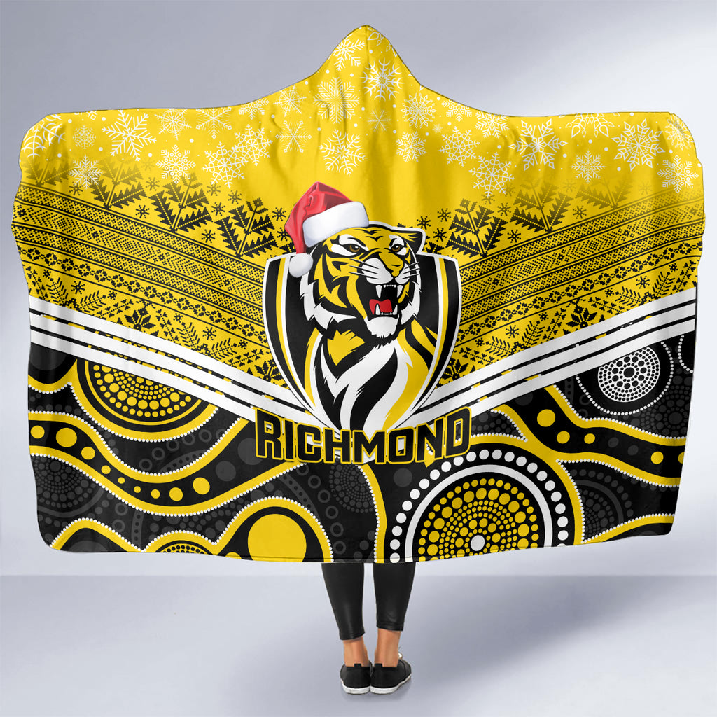 custom-richmond-football-christmas-hooded-blanket-merry-xmas-2023-mix-aboriginal-art