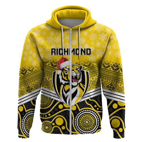 custom-richmond-football-christmas-hoodie-merry-xmas-2023-mix-aboriginal-art