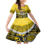 custom-richmond-football-christmas-kid-short-sleeve-dress-merry-xmas-2023-mix-aboriginal-art