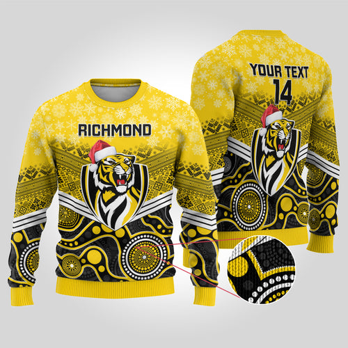 custom-richmond-football-christmas-ugly-christmas-sweater-merry-xmas-2023-mix-aboriginal-art
