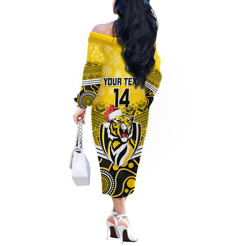 custom-richmond-football-christmas-off-the-shoulder-long-sleeve-dress-merry-xmas-2023-mix-aboriginal-art