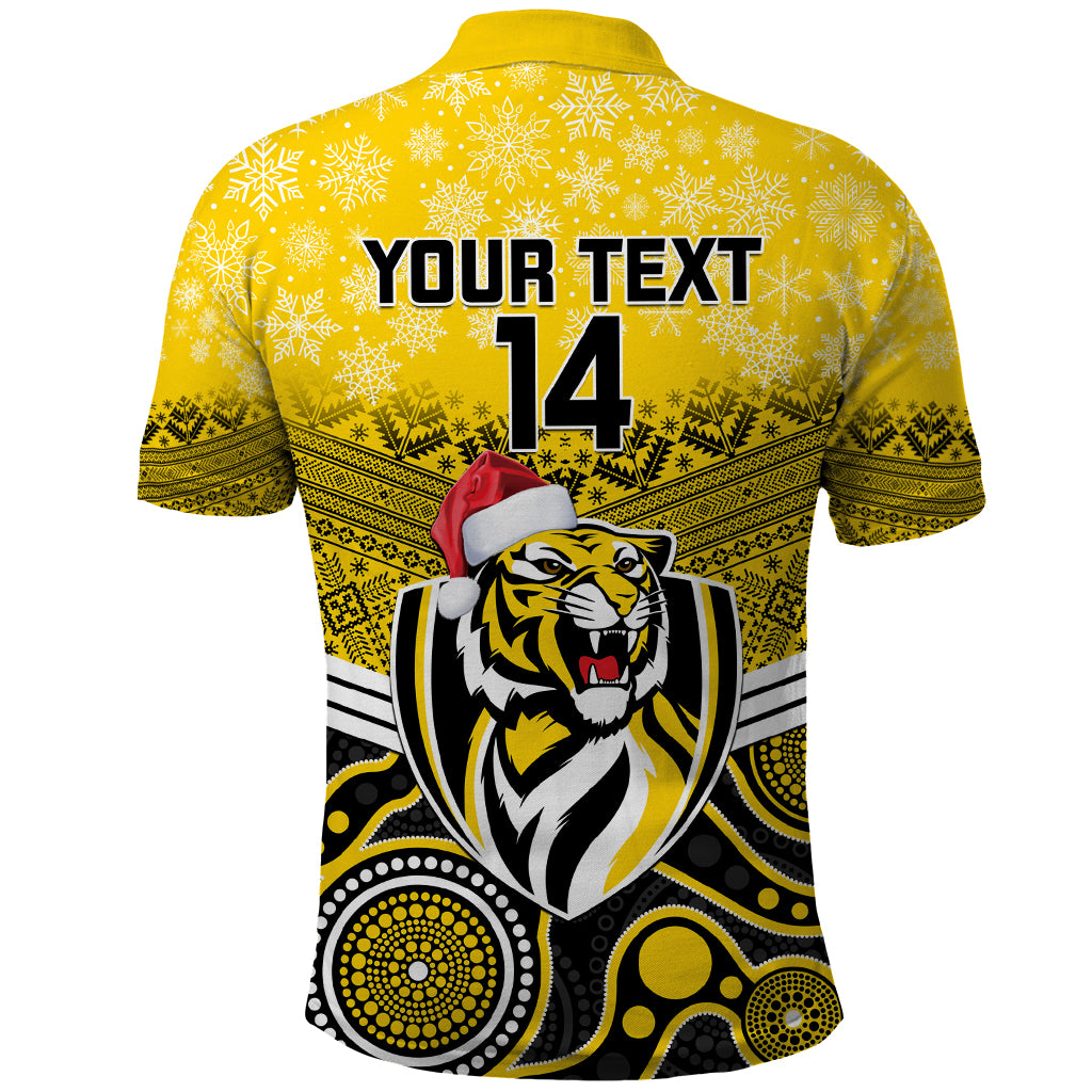 custom-richmond-football-christmas-polo-shirt-merry-xmas-2023-mix-aboriginal-art