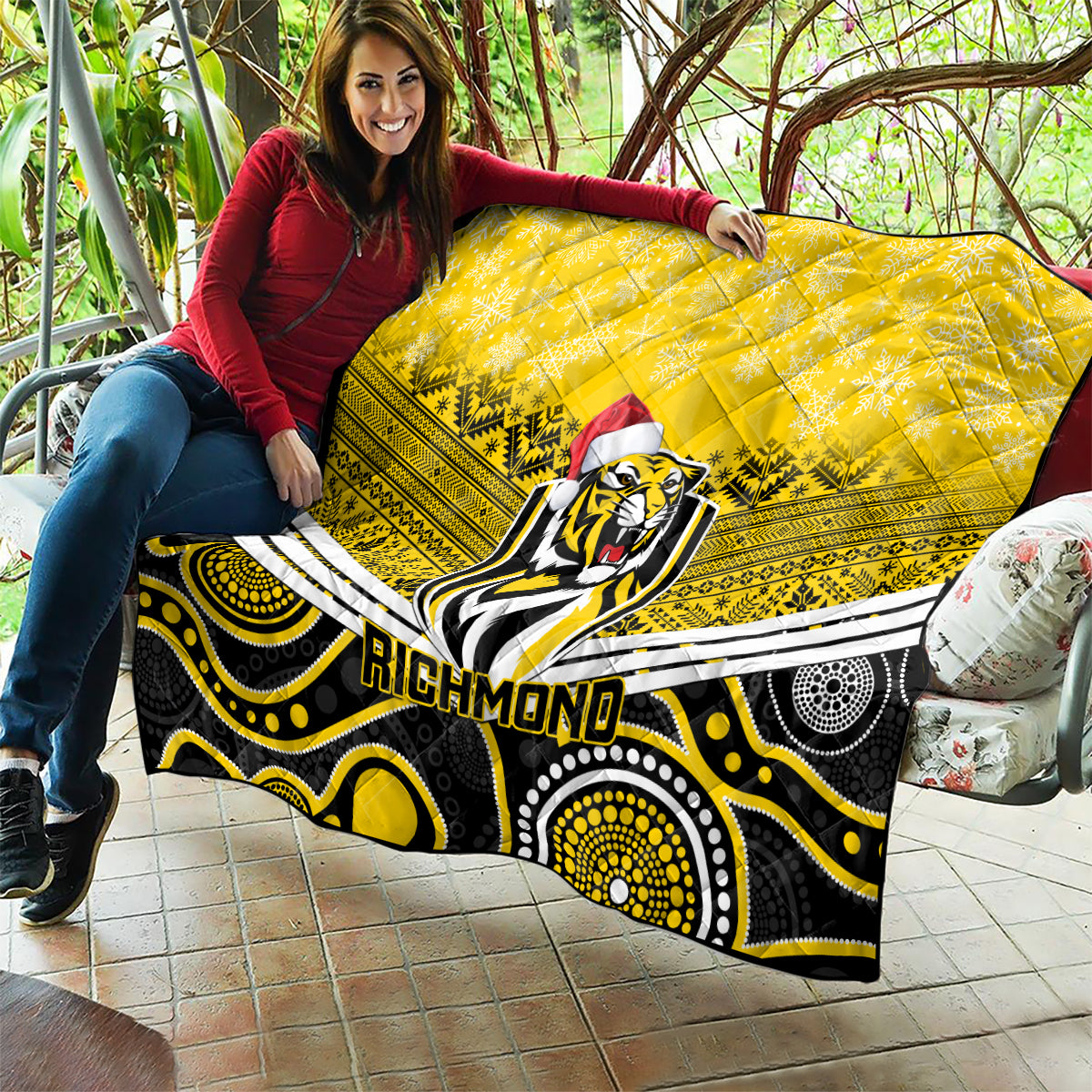 custom-richmond-football-christmas-quilt-merry-xmas-2023-mix-aboriginal-art