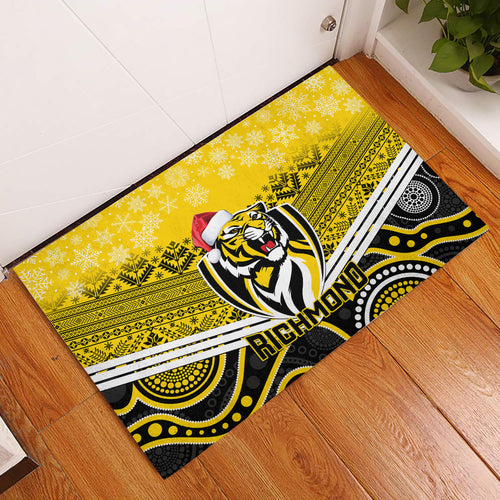 custom-richmond-football-christmas-rubber-doormat-merry-xmas-2023-mix-aboriginal-art